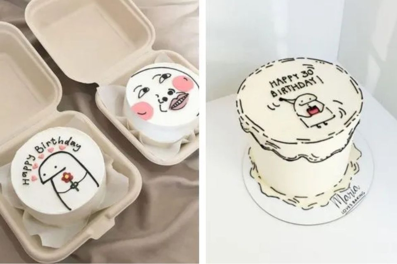 Mẫu bánh kem đẹp cho anh chị em và bạn bè