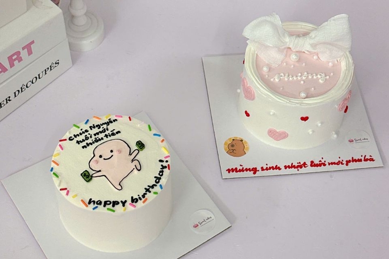 Mẫu bánh kem đẹp cho anh chị em và bạn bè