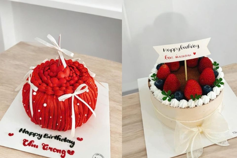 Mẫu bánh kem đẹp cho anh chị em và bạn bè