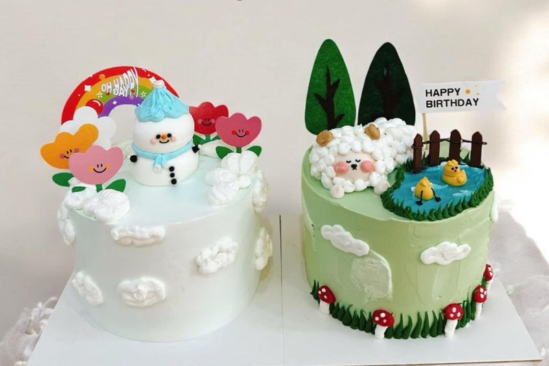 Mẫu bánh tặng cho trẻ em