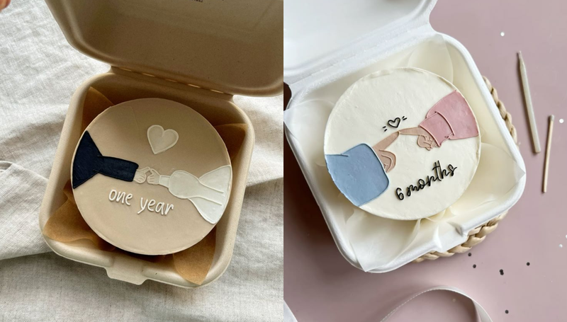 Mẫu bánh mini tình yêu 4