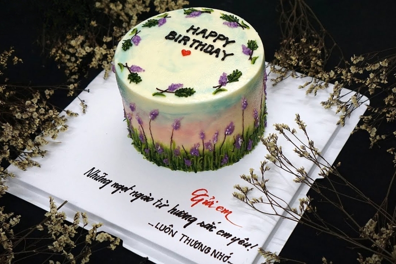 mẫu bánh sinh nhật đẹp cho nữ 17