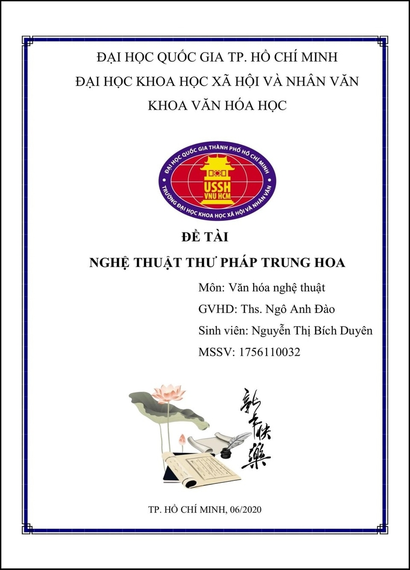 Tận dụng nhiều loại bìa tiểu luận đẹp