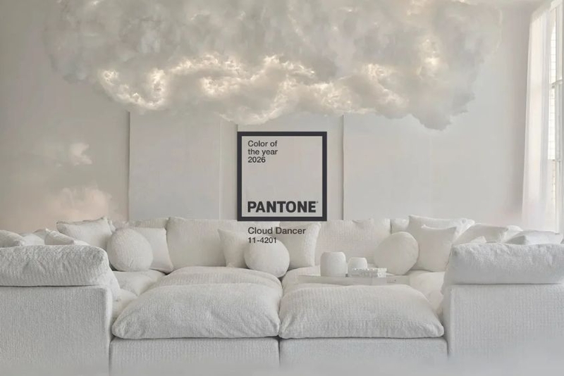 Màu của năm 2026 Cloud Dancer 3