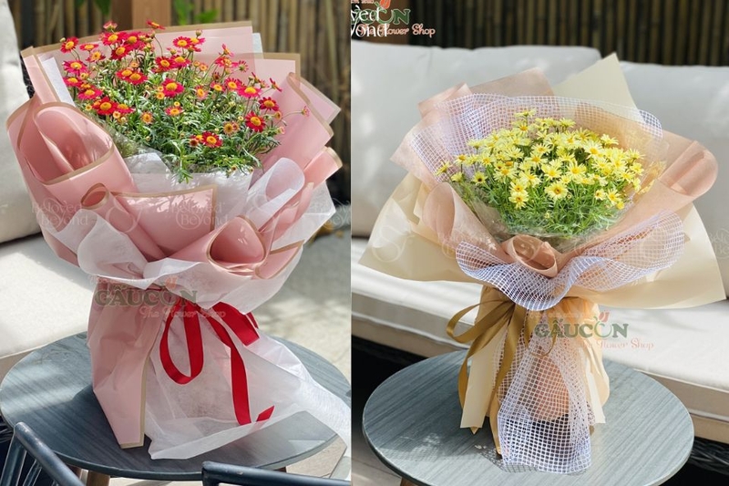 Mẫu hoa 20/10 đẹp 2025 tặng chị, em gái