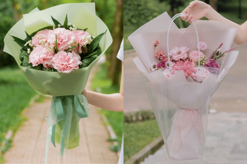 Mẫu hoa 20/10 đẹp 2025 tặng chị, em gái