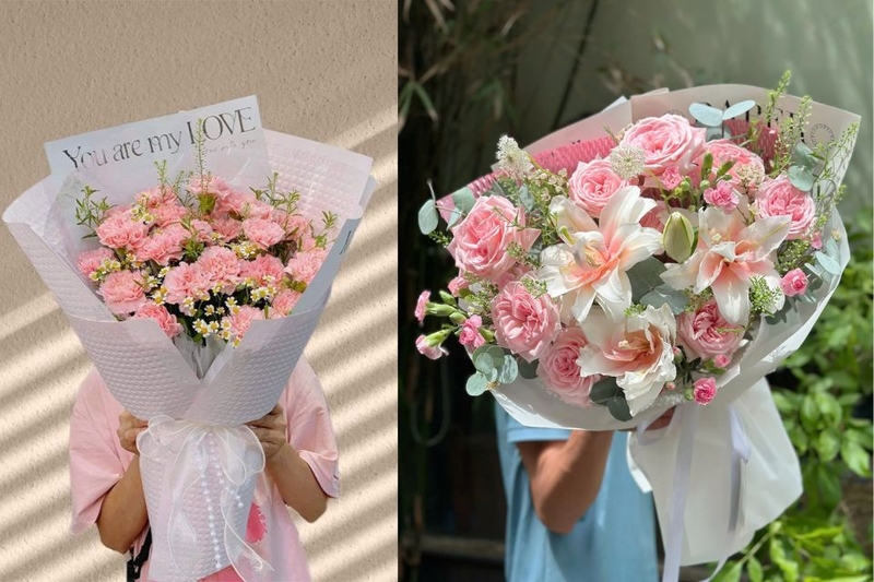 Hoa 20/10 đẹp dành tặng mẹ, bà