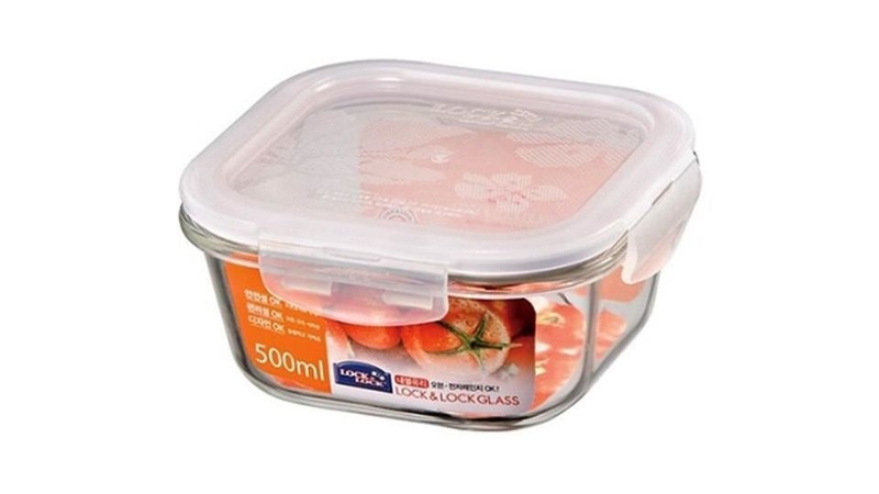 Hộp cơm thủy tinh vuông Lock&Lock LLG214 500 ml