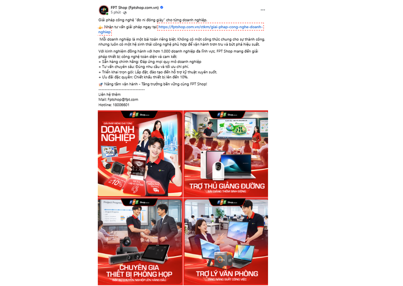 Mẫu lời chào bán hàng online 5