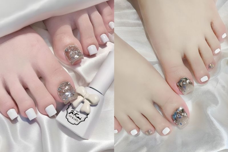 mẫu nail chân hot trend đẹp nhất 2026 11
