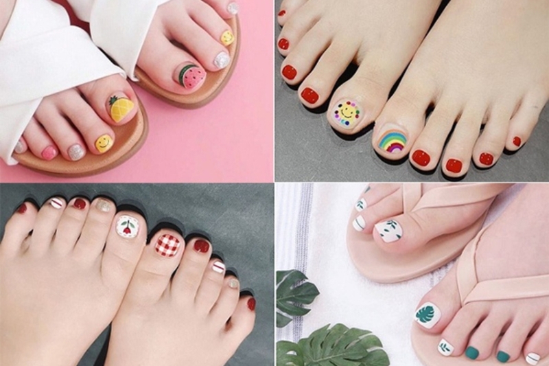 mẫu nail chân hot trend đẹp nhất 2026 20