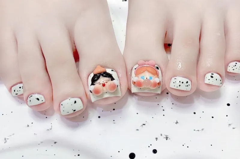 mẫu nail chân hot trend đẹp nhất 2026 17