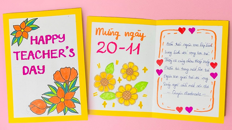 10 mẫu thiệp 20 tháng 11 tự vẽ 1