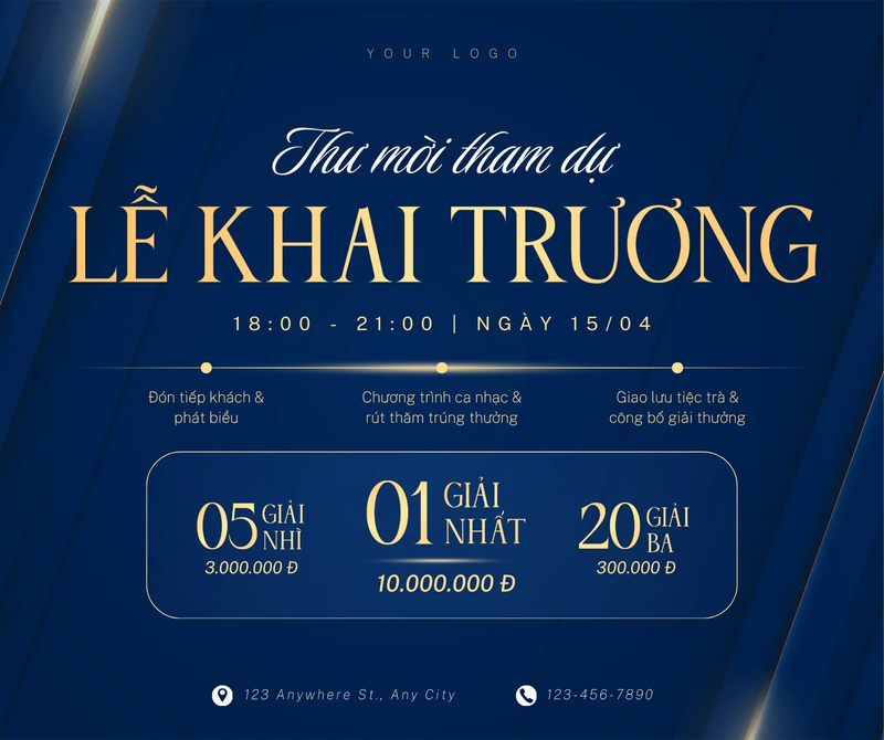 mẫu thiệp mời sự kiện ảnh 11