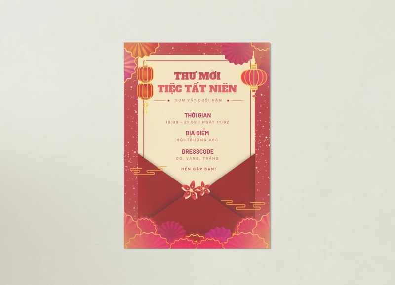 mẫu thiệp mời sự kiện ảnh 10