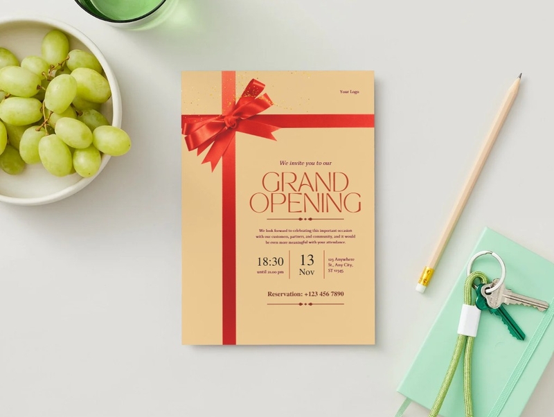 mẫu thiệp mời sự kiện ảnh 14