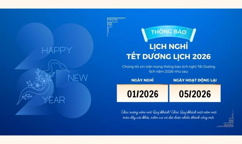 mẫu thông báo nghỉ tết Dương lịch 2026 1.png