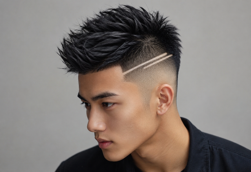 mẫu tóc Mohican 2026 7
