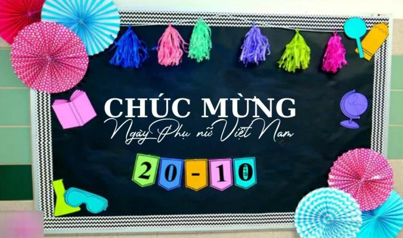 Ứng dụng những cách trang trí bảng sáng tạo