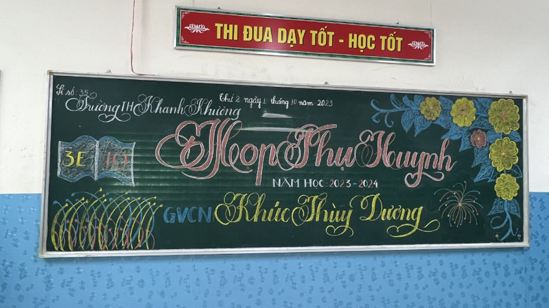 Ý tưởng trang trí bảng họp phụ huynh 11