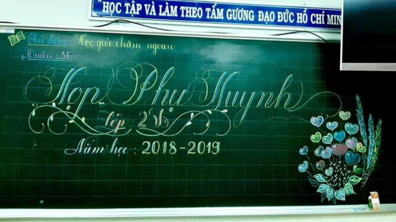 Ý tưởng trang trí bảng họp phụ huynh 8