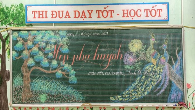 Ý tưởng trang trí bảng họp phụ huynh 5