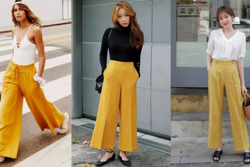 Chọn đồ màu vàng tươi hợp thời trang