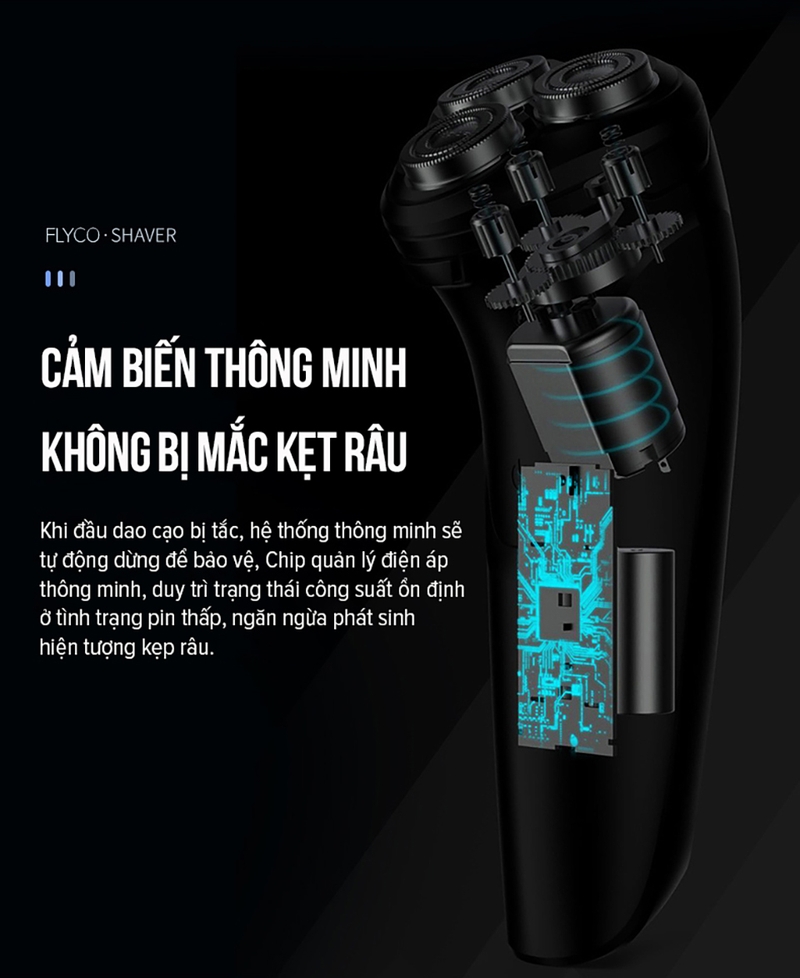 Máy cạo râu Flyco FS197VN (hình 5)