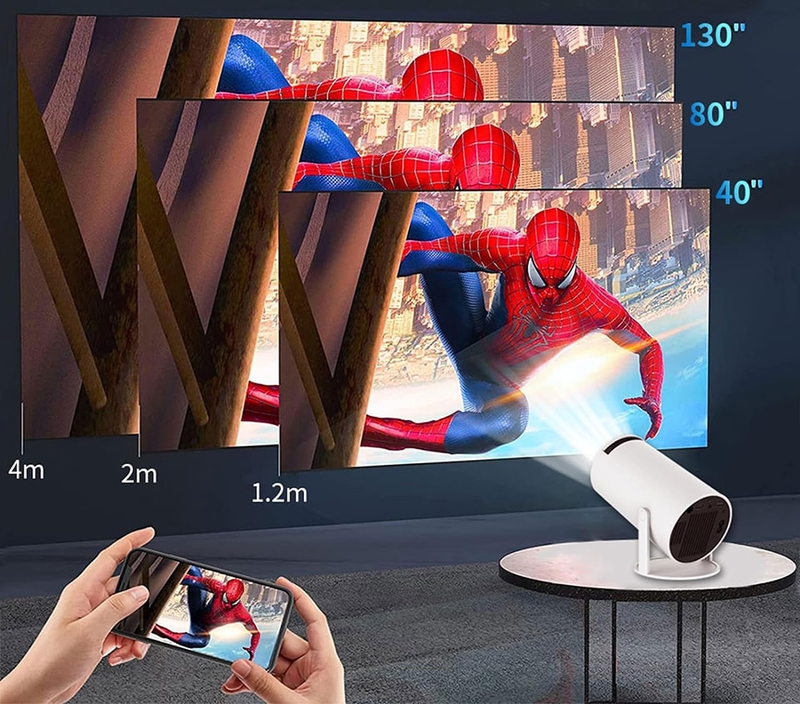 Máy chiếu mini tròn - 08