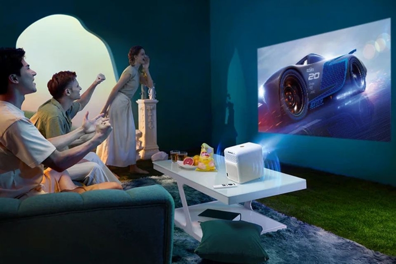 Máy Chiếu Wanbo Mozart 1 Pro Android TV 11.0 Google Assistant Netflix ...