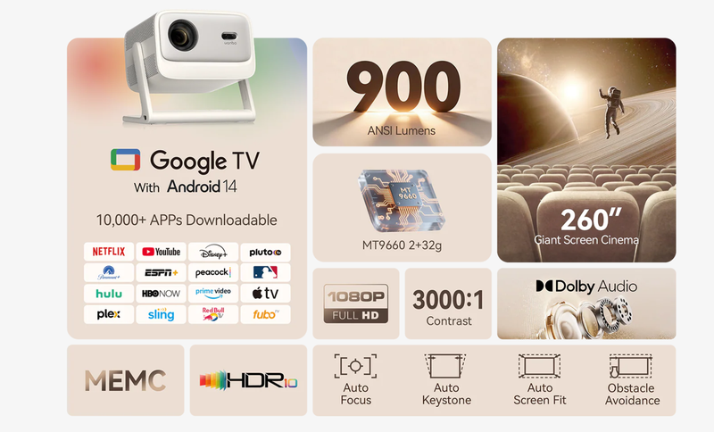 Máy chiếu Wanbo Vali 1 Pro 1