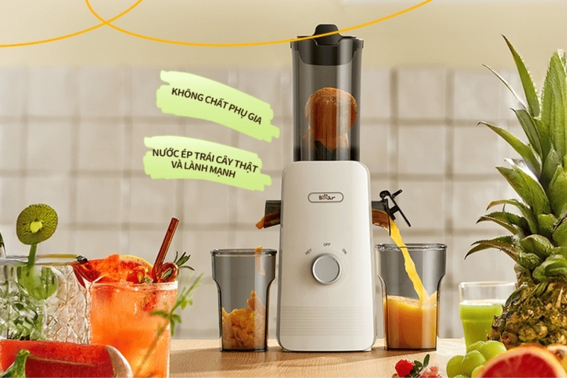 máy ép chậm bear hình 2