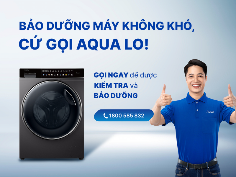 Bảo hành máy giặt Aqua