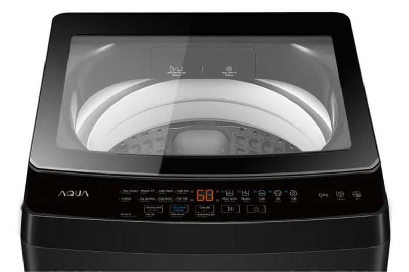Máy giặt Aqua AWM9-316K(B) trang bị công nghệ giảm tốc