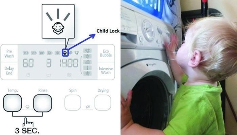 máy giặt aqua báo lỗi lock 4