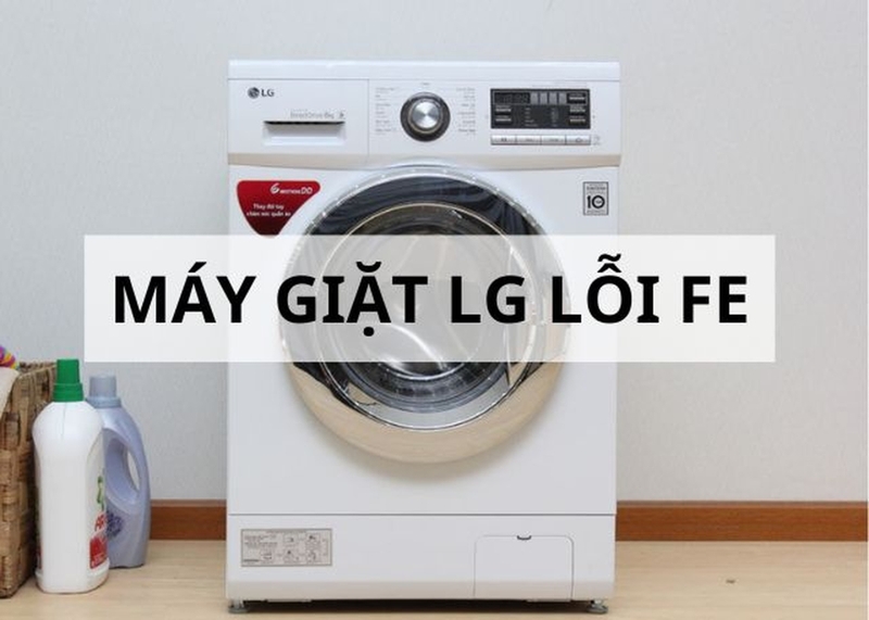 máy giặt báo lỗi FE 1