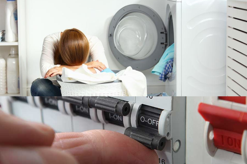 máy giặt bị chạm mạch (1)