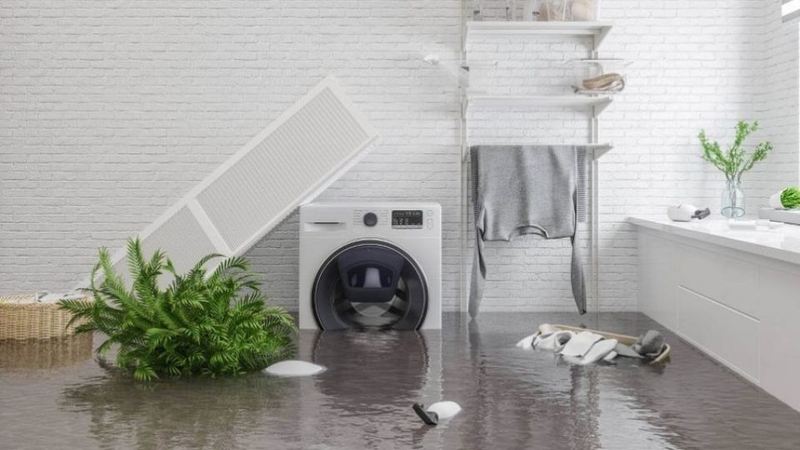 Máy giặt bị ngập nước 1