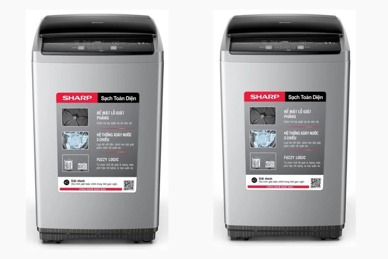 Máy giặt cửa trên Sharp 8.5 Kg ES-Y85HV-S