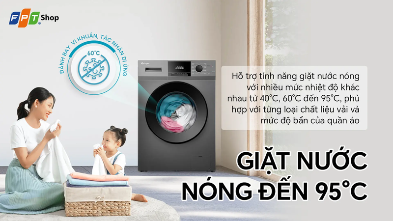 máy giặt có chức năng giặt nước nóng ảnh 4