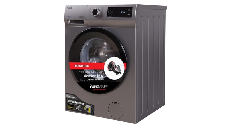 Máy giặt cửa trước Toshiba Inverter 9.5kg TW-BK105S3V(SK) 2