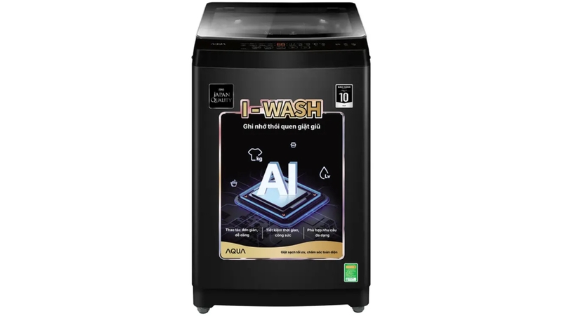 Máy giặt cửa trên Aqua 9 kg AWM9-316K(B)