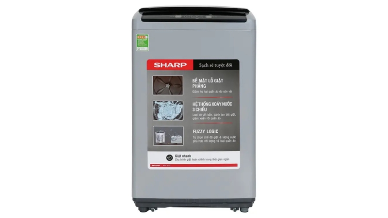 Máy giặt cửa trên Sharp 7.5 kg ES-Y85HV-S