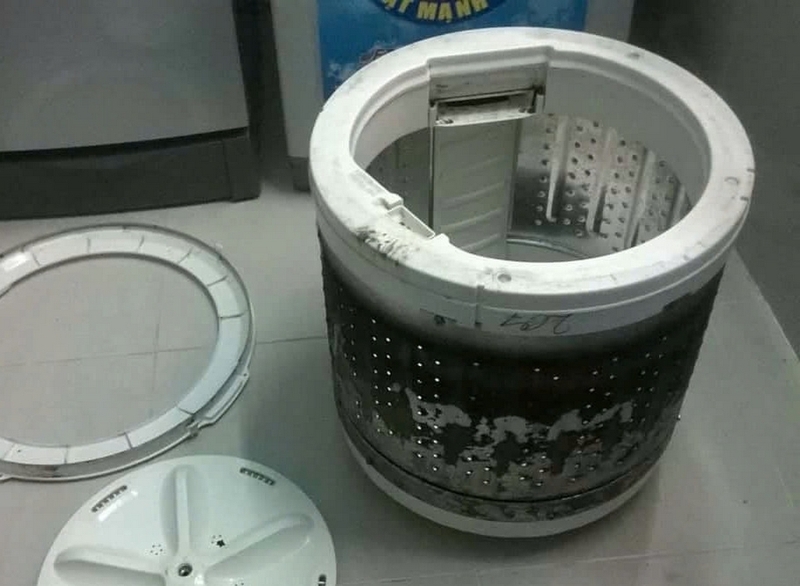 máy giặt Electrolux xả nước liên tục ảnh 5