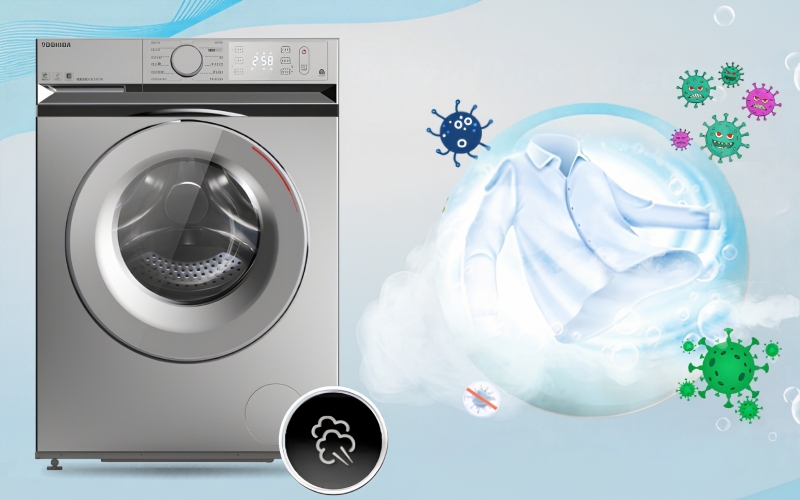 Máy giặt hơi nước Toshiba