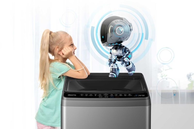 máy giặt hisense 8 kg (ảnh 2)