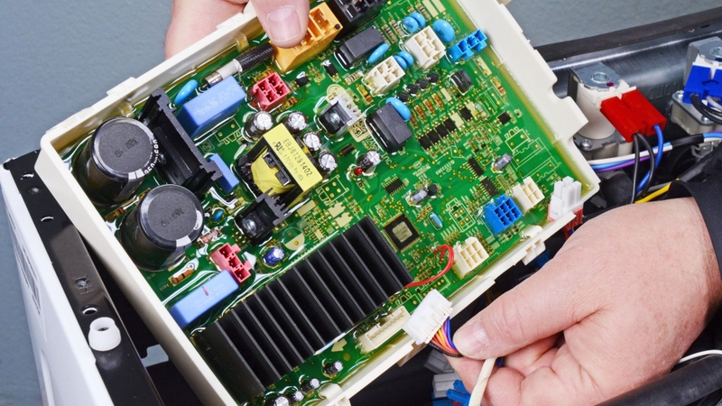 máy giặt không nhận nút điều khiển 5