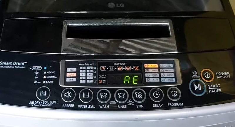máy giặt lg inverter báo lỗi ae - hình 2