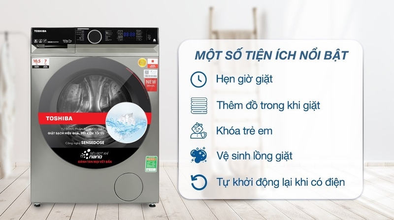 máy giặt sấy toshiba 