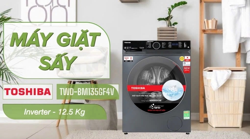 máy giặt sấy toshiba 5